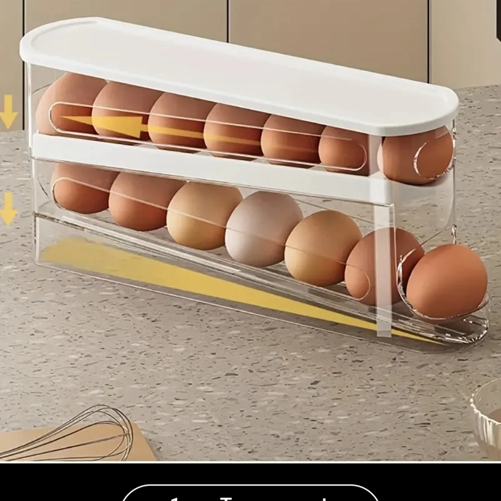 One perfect slopes egg container, with clear plexi sides to see how many you hav